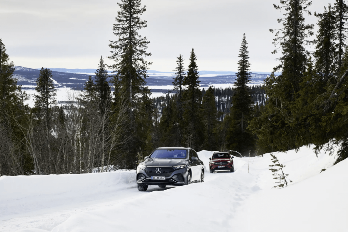 Mercedes-Benz testa a próxima geração de sistemas de freio perto do Círculo Polar Ártico